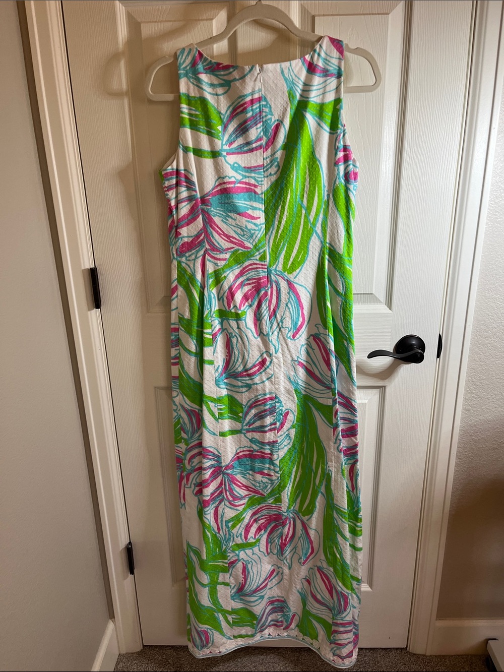 Lilly Pulitzer Biltmore Resort White Ring The Bellboy Maxi & Lace Dress size 8 - Picture 5 of 10